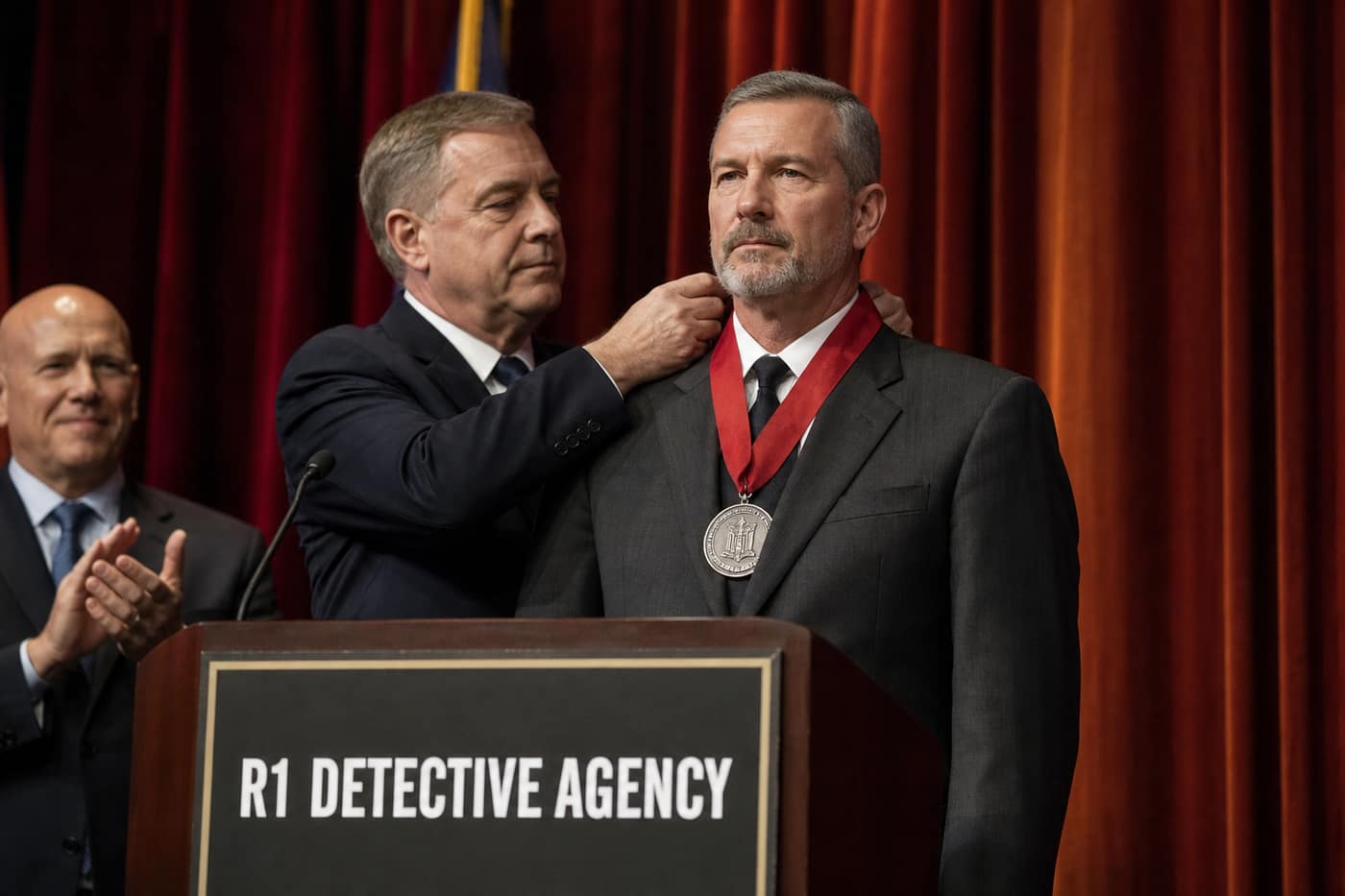 R1 Detective Agency medal ceremony