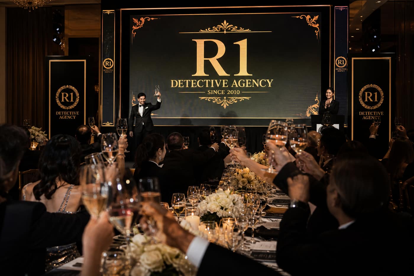 R1 Detective Agency since 2010 awards banquet