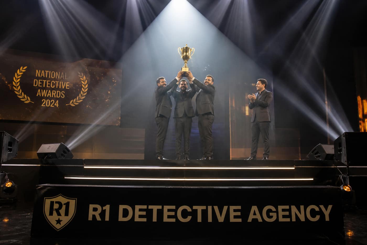 R1 Detective Agency trophy spotlight moment